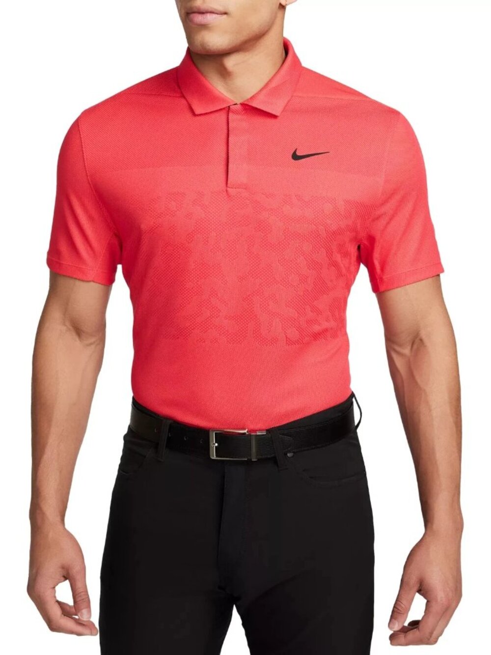 *NWT Nike Men's Dri-FIT ADV Tiger Woods Golf Polo Shirt - Orange/Pink